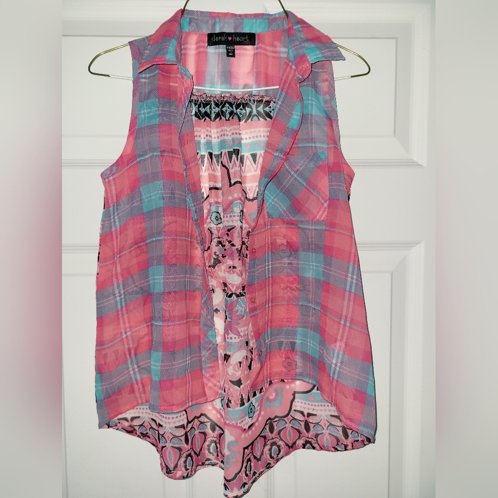 Derek Heart, sleeveless, little girls, Size medium